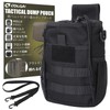 COLGAI Dump Pouch, Foldable, 1000D Nylon, Shoulder Included, 3-Way Model,
