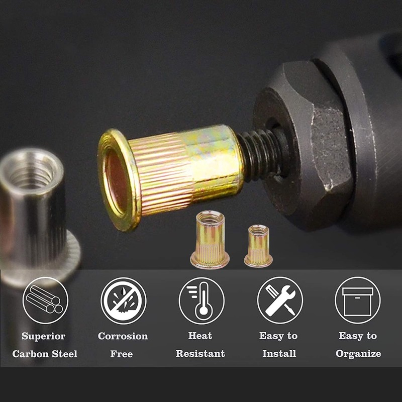 YIYICO Rivet Nuts Blind Rivet Nuts Rivet Nuts M3 M4