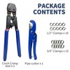 Sutekus PEX Cinch Tool Set For 3/8" to 1" Clamps