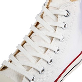 Alegrianan [2 Pairs] Flat Athletic Shoe Laces - 100 Percent Cotton Shoe Laces for Sport Canvas Shoes and Sneakers Shoelaces