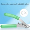 Fiber Optic Stripper 3 Hole Adjustable Caliber Wire Stripping Tool