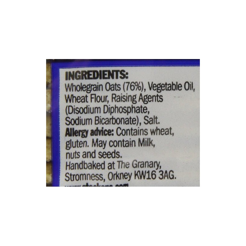 Stockan Original Thin Oatcakes 100g - Pack of 6