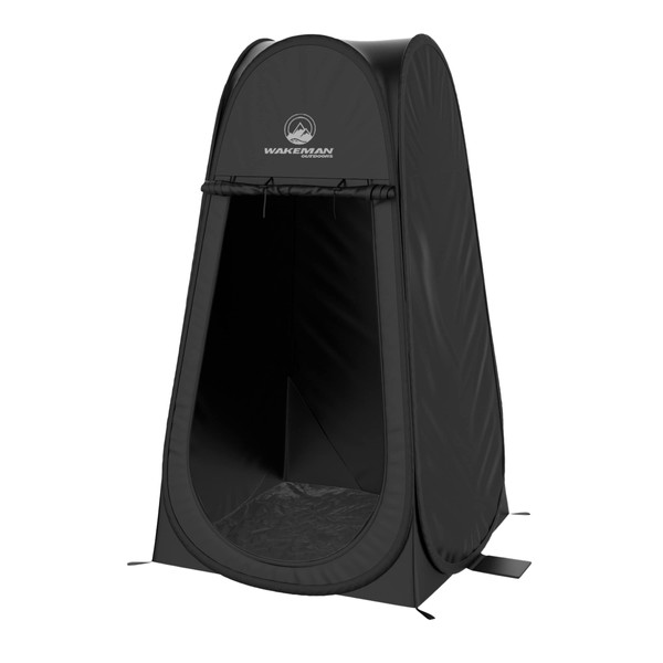 Pop Up Pod - Instant Shower Tent, Dressing Room, or Portable Toilet Stall with Carry Bag for Camping, Beach, or Tailgate by Wakeman Outdoors