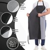BURNTOP 2 Pack Waterproof Rubber Adjustable Apron 40" Aprons for