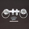 Heavy Duty Plain Ring GATE Latch Bright Zinc Plated Quality