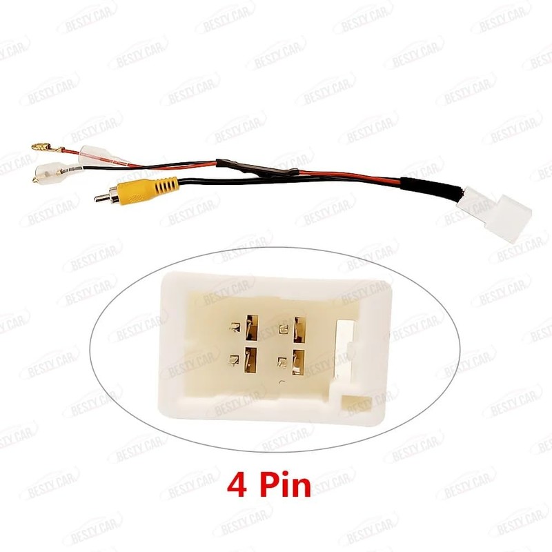 4Pin Retain OEM Fatory Car Parking Reverse Backup Rearview Camera