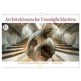 Architektonische Unmöglichkeiten (Wandkalender 2025 DIN A4 quer), CALVENDO Monatskalender