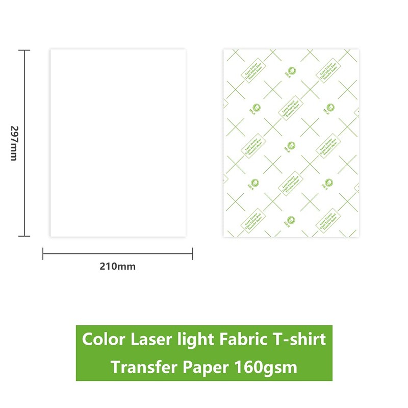 MR.R Laser Printable Heat Transfer Paper for Light Cotton T-Shirt