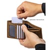 Elbleder Polo Carré Small Leather RFID Protection Wallet with Coin