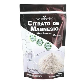 Citrato de Magnesio + Potasio150 g sabor Ponche de Frutas Natural Health