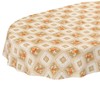 ANRO Oilcloth Washable Oilcloth Tablecloth Oilcloth Tablecloth Oma Style Yellow/Orange