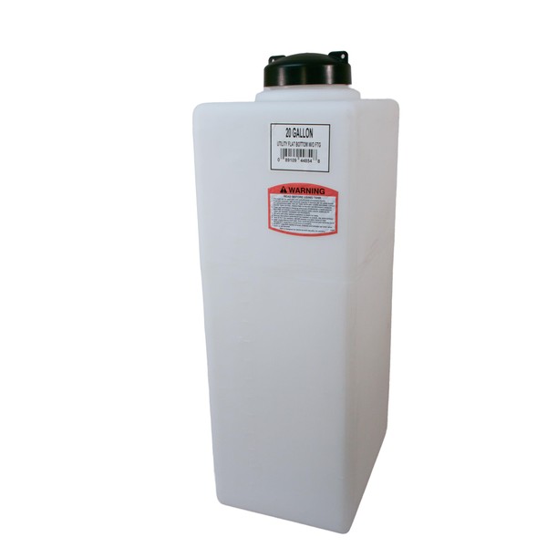 Norwesco 20 Gallon Flat Bottom Utility Tank