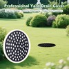 Wulankd 8 Inch Cast Iron Drain Cover, Replacement Round Floor