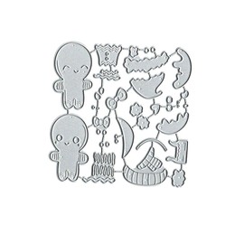 Gingerbread Man Metal Die Cuts, Gingerbread Man Cutting Dies Cut Stencils DIY Scrapbooking Cards Decorative Embossing Paper Dies for Album Card Making Scrapbooking