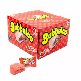 Bubbaloo Strawberry Chewing Gum (47 pieces)