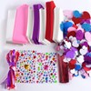 24 Sets Valentine's Day Decorations DIY Bookmarks Craft Kits Valentine