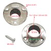 Douzime 90 Degree Boat Deck Handrail Rail Fitting Round Base