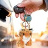Holibanna Tiger Keychain Plush Keychain Animal Keychains for Backpacks Handbag