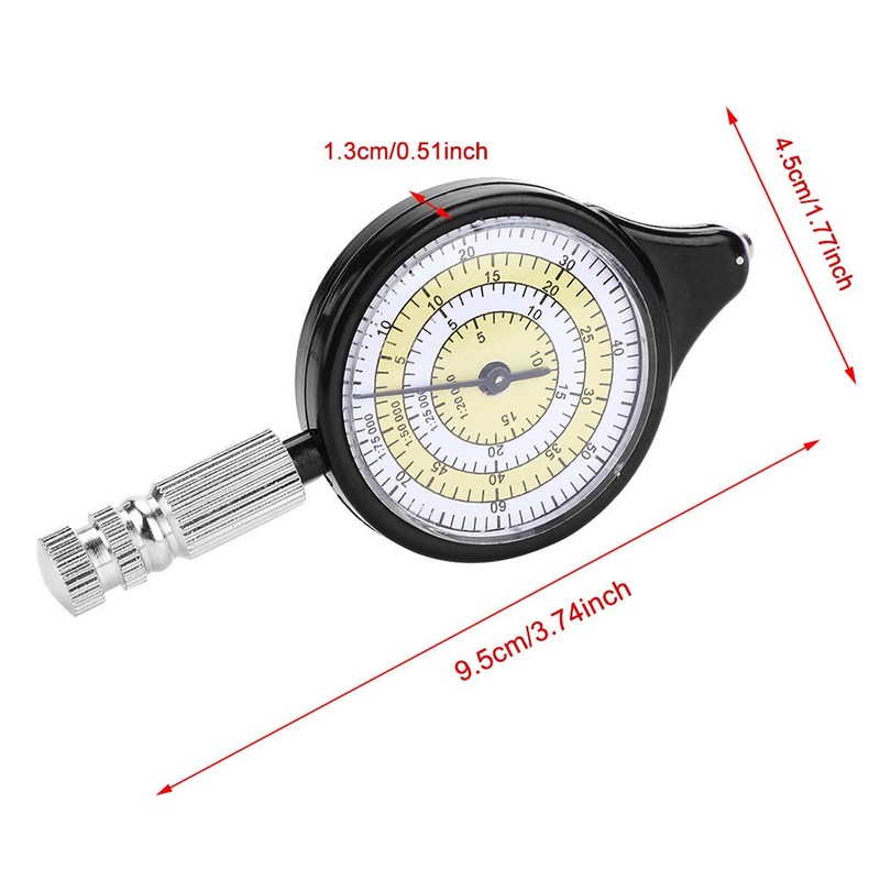 Kill Bimeter, Map Measurement, Tough, Rainproof, Small, Distance Calculation, Easy