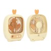 Small Desk Fan 3 Speed Mode Humidifier Function USB Charge