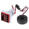 Alinan 3 in 1 60-500V 0-100A AC Digital Ammeter Voltmeter,