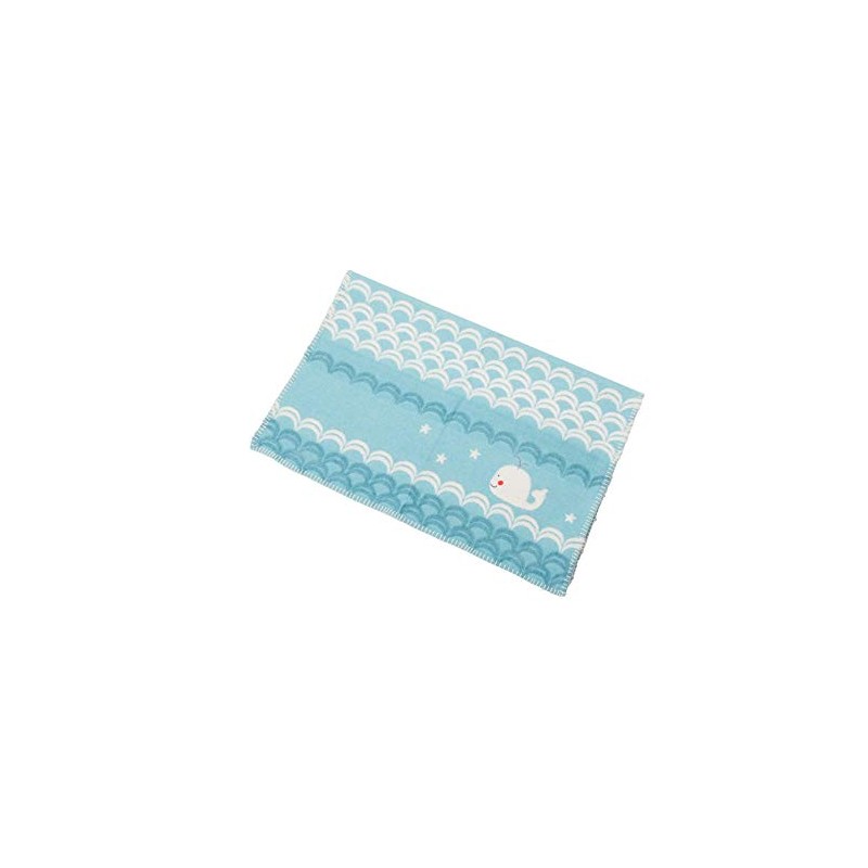 Fussenegger baby blanket cotton blend blue size 65x90 cm