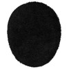Garland Rug Traditional Nylon Washable Black 5 Piece Set -