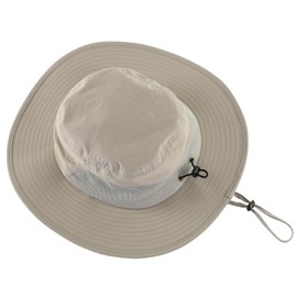 Decentron Men's Sun Hat UPF 50+ Wide Brim Fishing Hat UV Protection Safari Mesh Hat for Hiking Sand