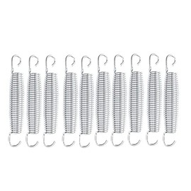 Heavy Duty Spring | 10 Heavy Duty Galvanized Steel Replacement Springs | Rustproof Easy Installation Trampoline Part for Skywalker, JumpKing,