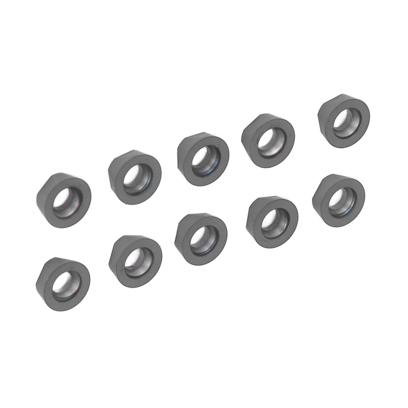 10PCS Black Coating Carbide Inserts Round CNC Turning Milling Inserts