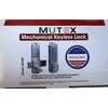 MUTEX Combination Door Lock MX250 Mechanical Keyless Surface Mount Deadbolt