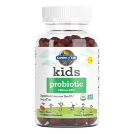 Probioticos Garden Of Life Niños Salud Digestiva Sin Azucar Sabor Cereza