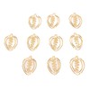100pcs Special Shape Paper Clips Creatively Cute Plated Metal Bookmark
