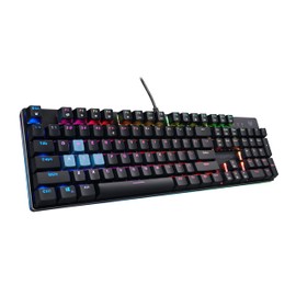acer Predator Aethon 303 Wired Gaming Keyboard-Kailh Blue Mechanical Switches|RGB Illuminated Keyboard|12 Backlight Effects|5 Pre-Set Gaming Modes & 3 Sidelight Effects|100% Anti-Ghosting,(Pack of 1)