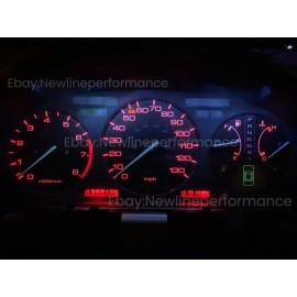 newlineperformanceLED Red LED Cluster Bulb KIT for Honda Accord CB7 1990-1993