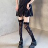 Eukkis Women's Over Knee Socks, 2 Pairs High Socks, Thigh