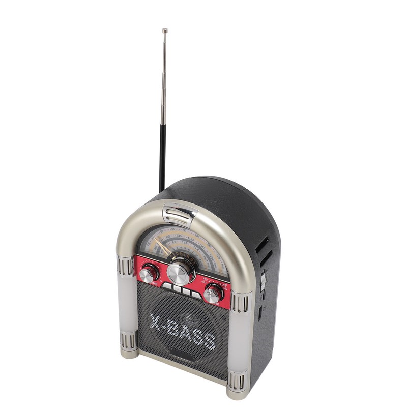 Bluetooth Speaker AM FM SW Band Receiver Retro Style Wireless