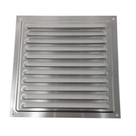 300 x 300 mm Grill Air Vent - Metal - Aluminium Rust Free with Mosquito/Bug Net