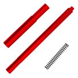 ShareGoo Aluminum Center Slider Drive Shaft Driveshaft AR310884 Compatible with Arrma Senton Kraton BigRock Outcast 1/10 RC Car Upgrade Parts (Red)