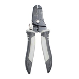 10 In 1 Wire Stripper, 7.1 Inch High Carbon Steel Multi Function Wire Stripping Tool for Electrical Wire Cutter and Wire Crimper (black, 10 in 1)