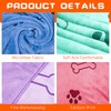 KisSealed 8Pcs Dog Towels for Drying 55 x 28 Inch