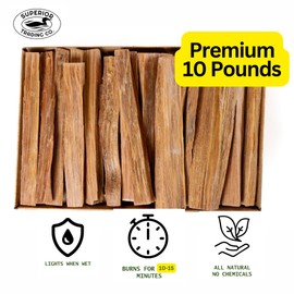 10 lbs. Fatwood Fire Starter Sticks Camping Essentials | Great Fire Logs and Fire Starters for Campfires, Wood Stoves, Fireplaces, Bonfires | Start a Fire with 2 Sticks | 10 lb Box
