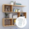 ZMDMAH 4pcs 10 x 100 mm Floating Shelf Brackets Invisible