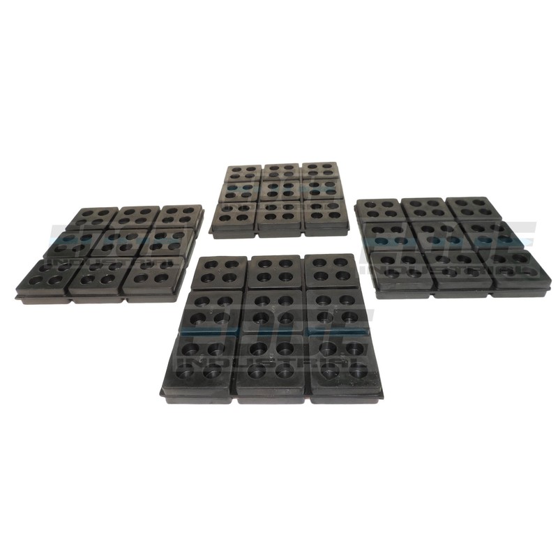 HEAVY DUTY ANTI VIBRATION ISOLATION PADS 6" X 6" X
