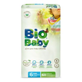 Pañales Bio Baby Etapa 6 Xxg Unisex 60 Piezas