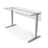 72" Modesty Panel with Wire Management (White) by Uplift Desk