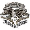 ﻿Erazor Bits 2nd Amendment Reflective Decals, (Eagle Tattoo) Sticker for