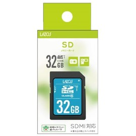 SD Card 32GB SDHC Recording Digital Camera Video Memory Card Lazos SDHC Card 32GB Class 10 L-B32SDH10-U1