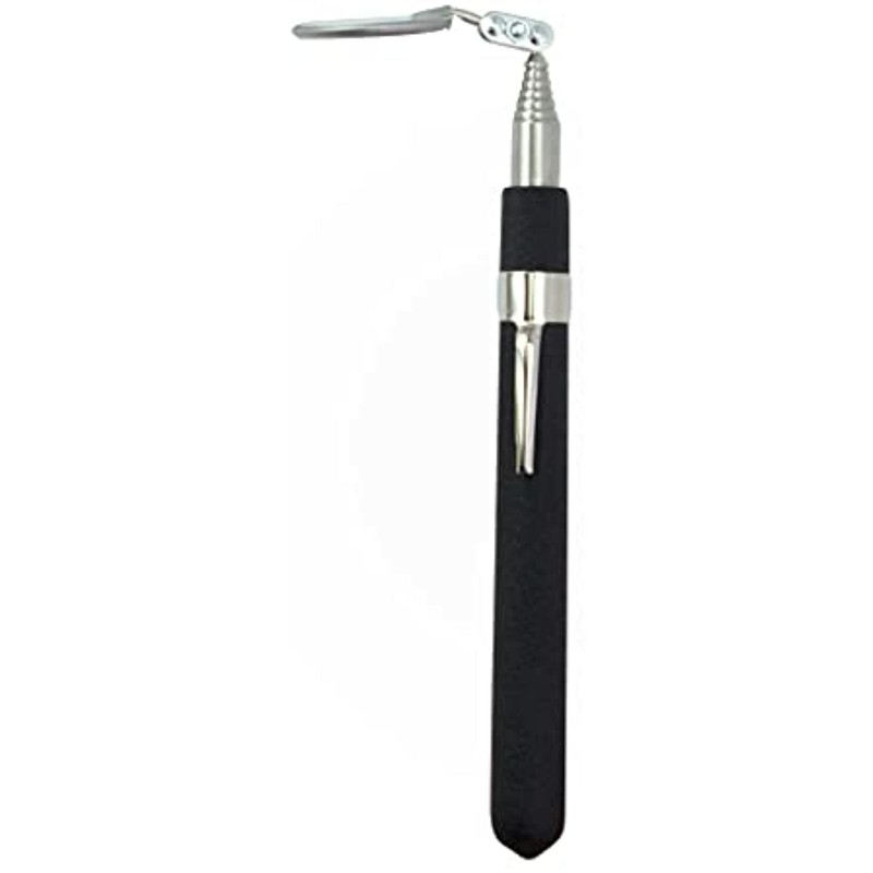 Ullman HTE-2 Glass High-Tech Telescoping Inspection Mirror, 1-1/4" Diameter,