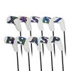 Scott Edward 10 Pcs Leather Golf Iron Head Covers Strong